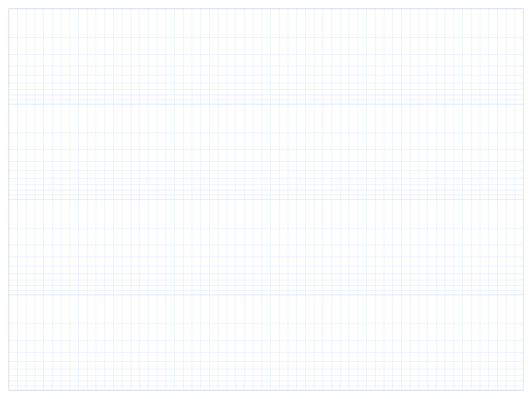 Preview of Poster Landscape 4-Cycle Semi-Log Graph Paper PDF