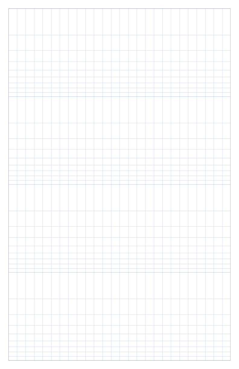 Preview of Tabloid 4-Cycle Semi-Log Graph Paper PDF