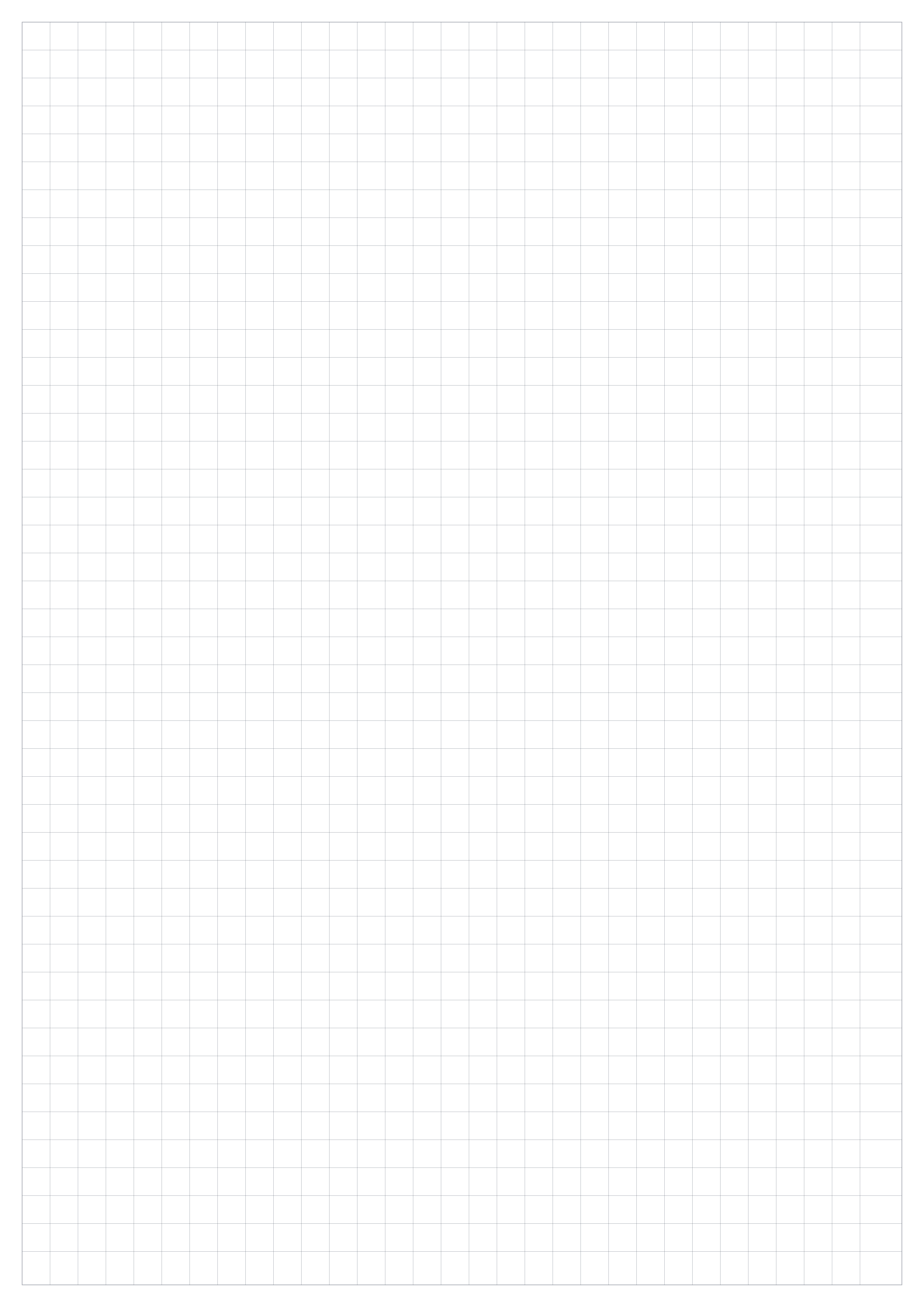 Preview of A2 1/2 inch Square Grid Paper PDF