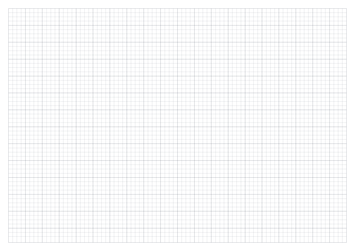 Preview of A3 Landscape 5mm Square Grid Paper PDF