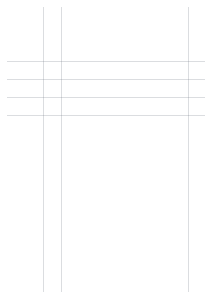 Preview of A3 1 inch Square Grid Paper PDF