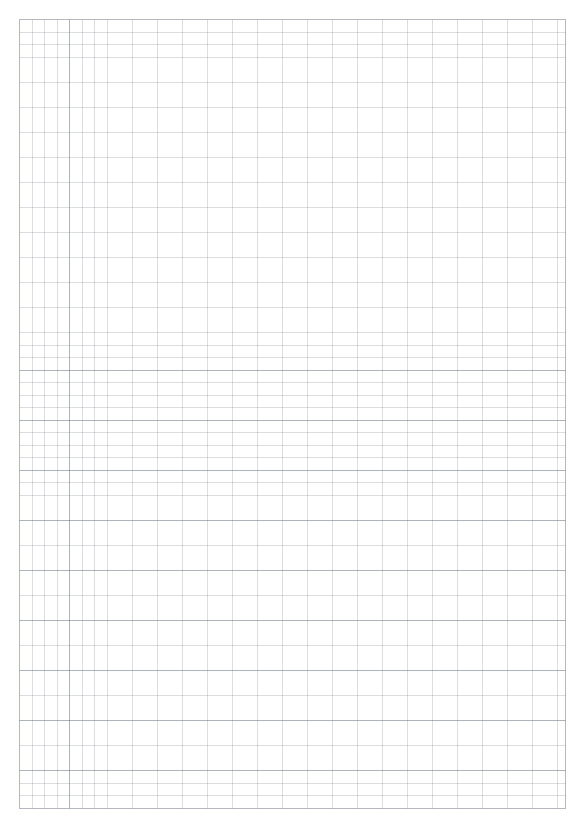 Preview of A3 1/4 inch Square Grid Paper PDF