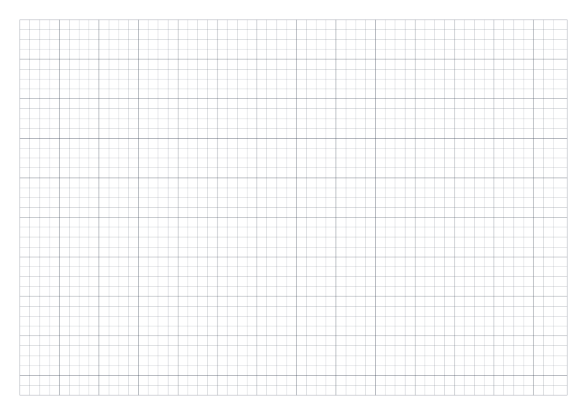 Preview of A4 Landscape 5mm Square Grid Paper PDF