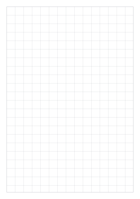 Preview of A4 1/2 inch Square Grid Paper PDF