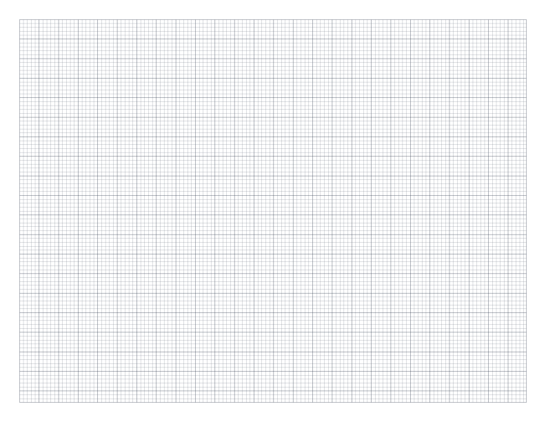 Preview of Letter Landscape 2mm Square Grid Paper PDF