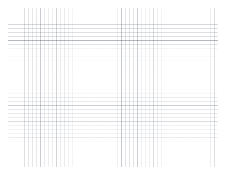 Preview of Letter Landscape 5mm Square Grid Paper PDF
