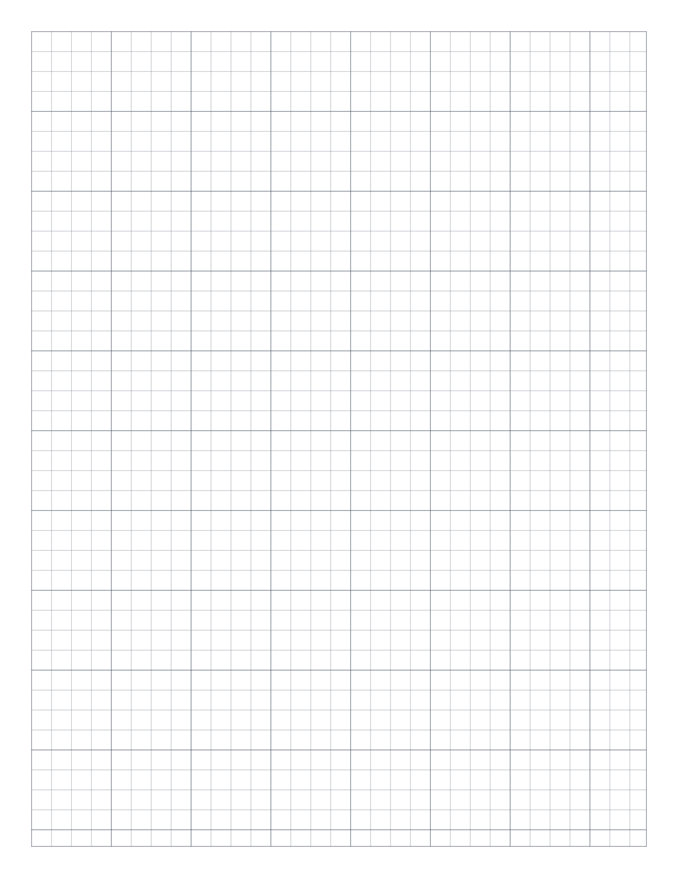 Preview of Printable 1/4 Inch Square Grid Paper