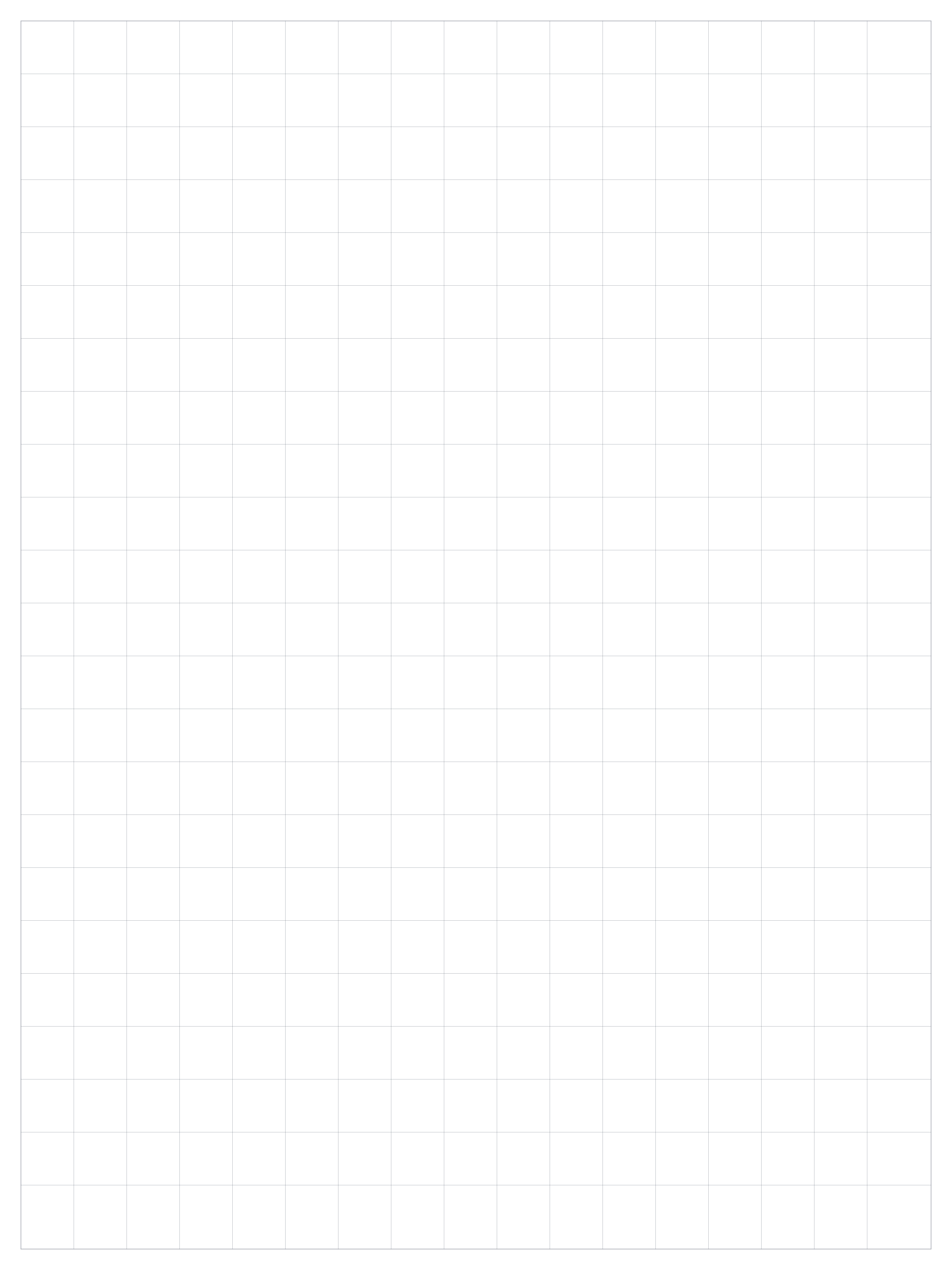 Preview of Poster 1 inch Square Grid Paper PDF