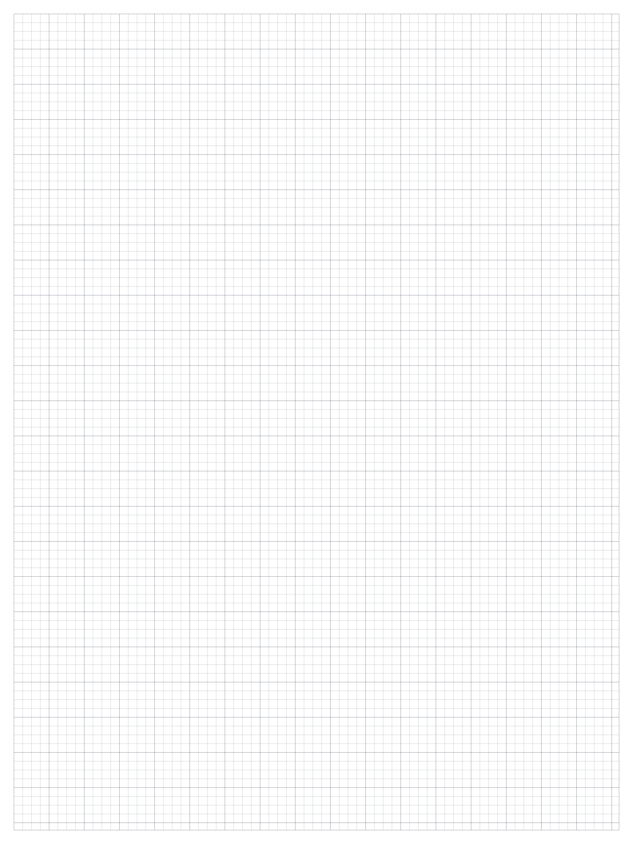Preview of Poster 1/4 inch Square Grid Paper PDF