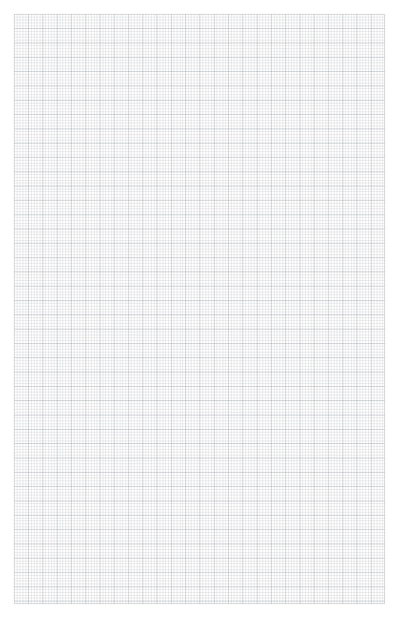 Preview of Tabloid 2mm Square Grid Paper PDF