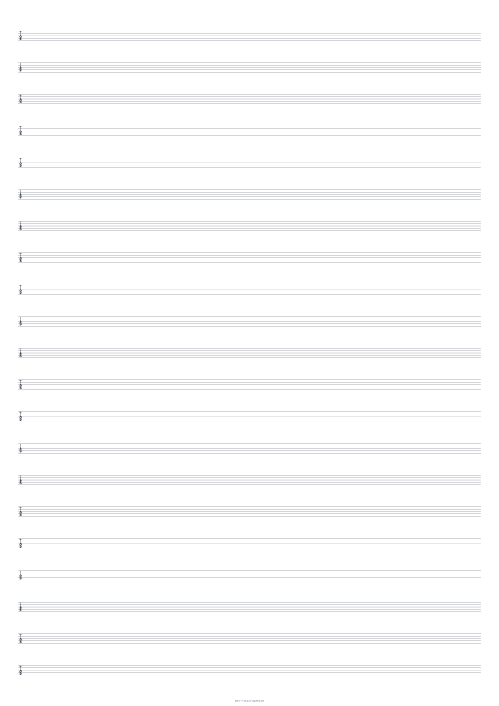 A2 portrait 5-string tab paper preview