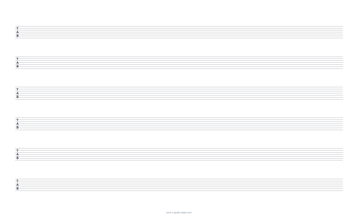 US Legal landscape 7-string tab paper preview