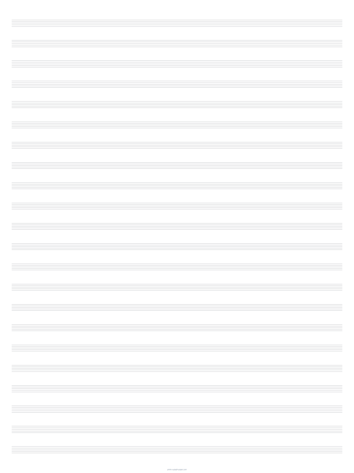 18 × 24 Poster portrait blank staff paper preview