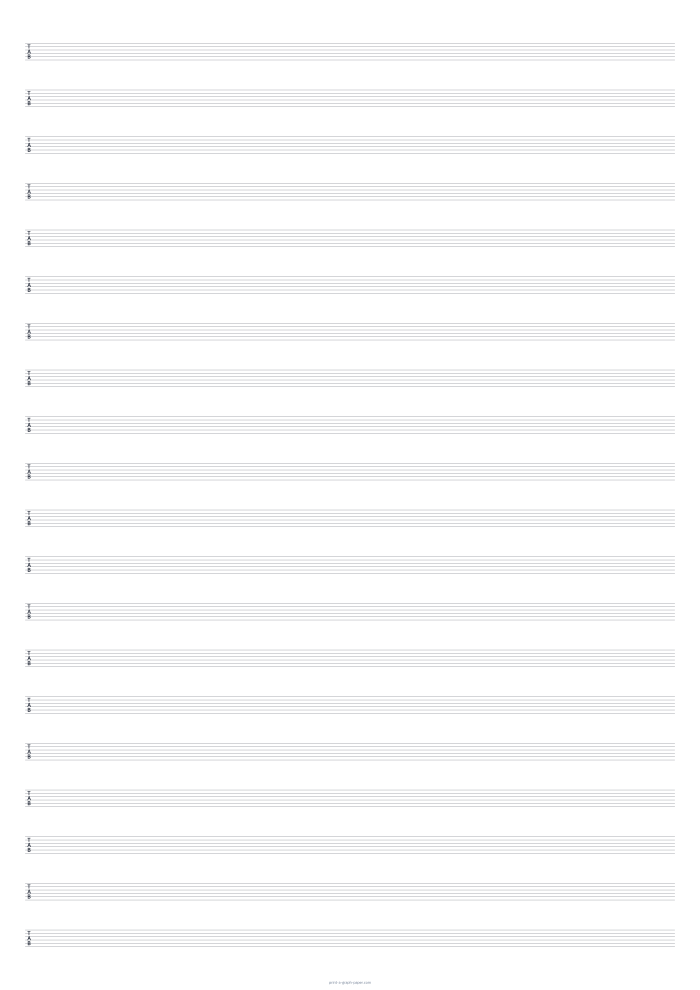 A2 portrait guitar tab paper preview
