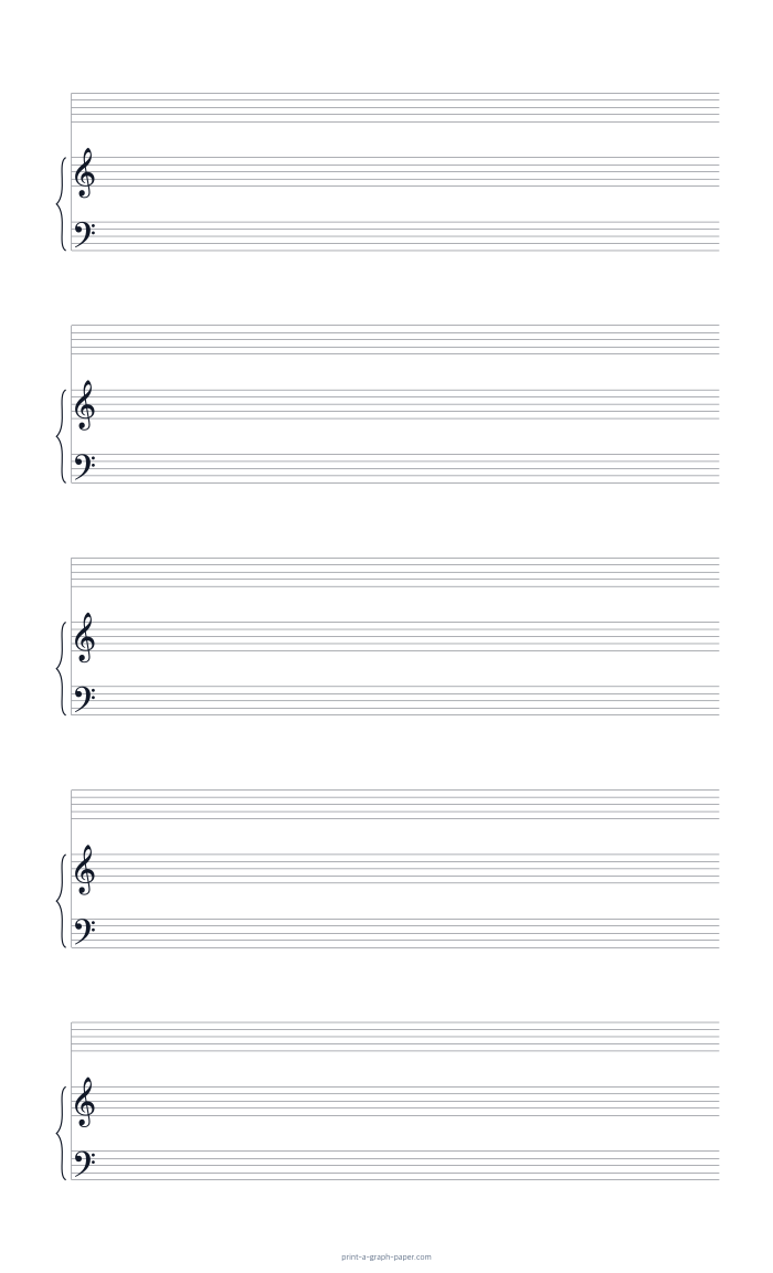US Legal portrait piano and blank staff paper preview