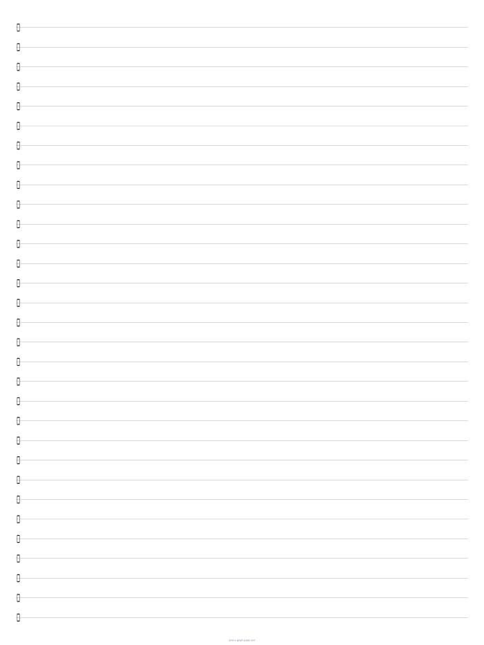 18 × 24 Poster portrait single-line percussion paper with alternate clef preview