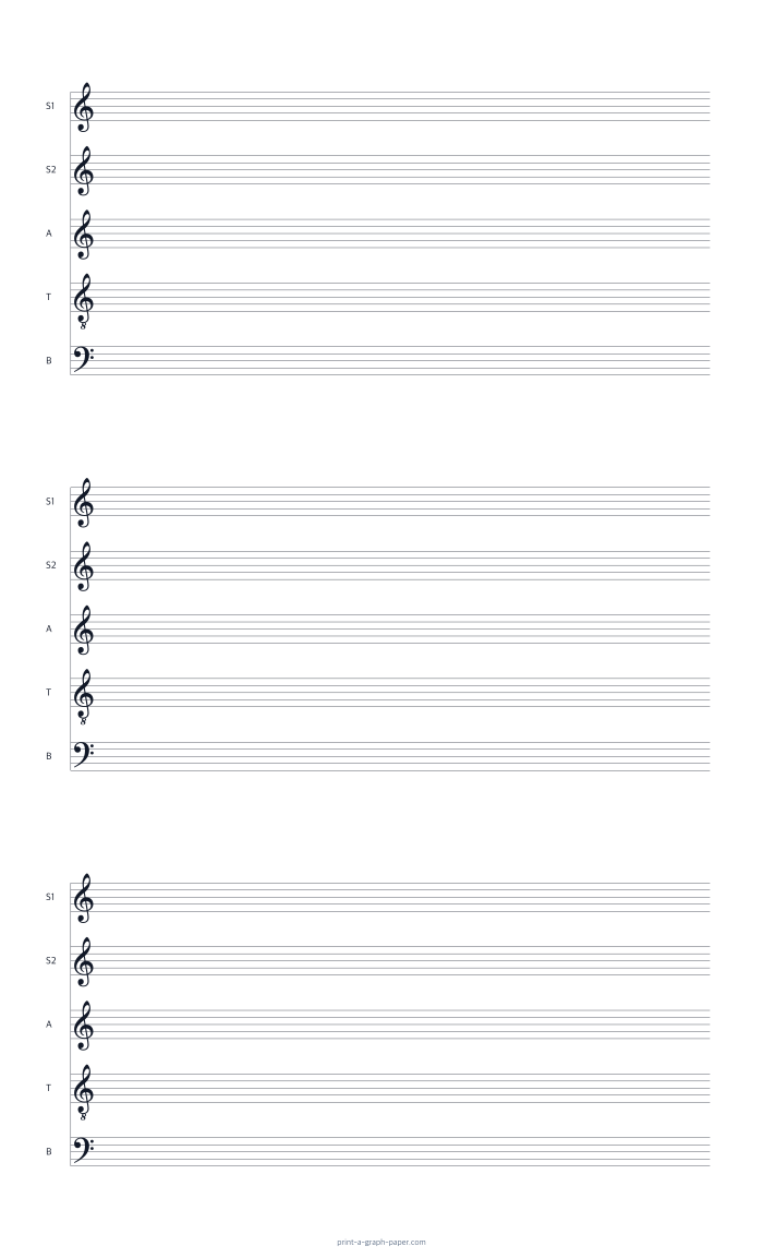 US Legal portrait ssatb choir staff paper preview
