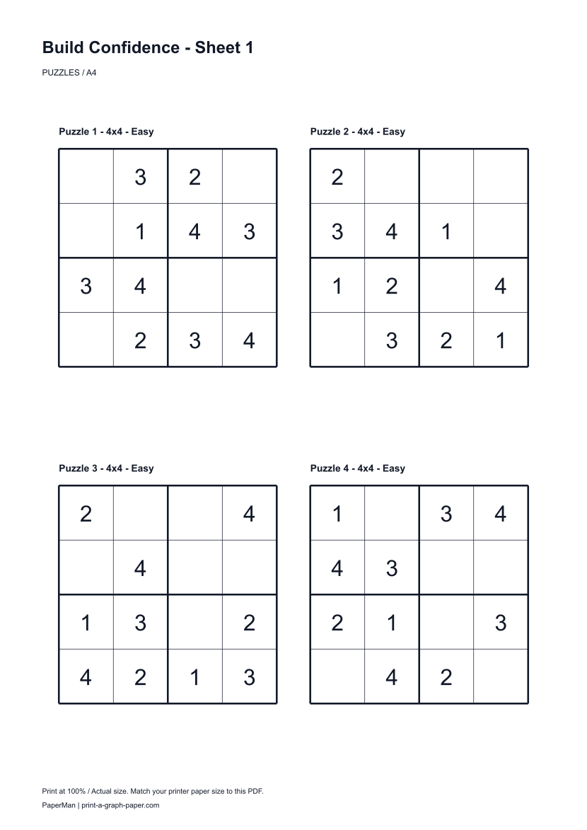 Build Confidence worksheet preview
