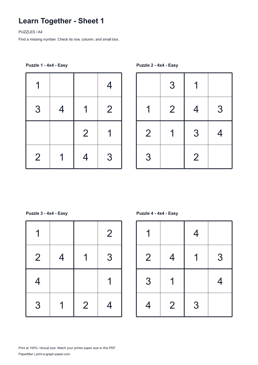 Learn Together worksheet preview