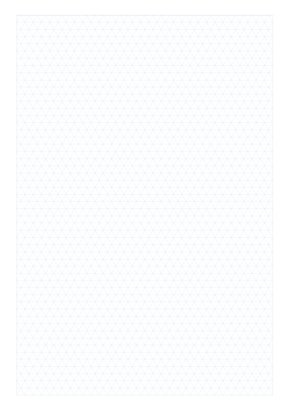 A4 6mm Flat Base Triangle Grid Paper PDF preview