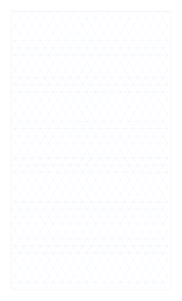 Legal 10mm Flat Base Triangle Grid Paper PDF preview