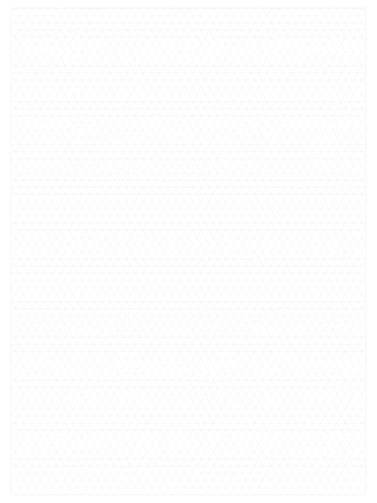 Poster 10mm Flat Base Triangle Grid Paper PDF preview