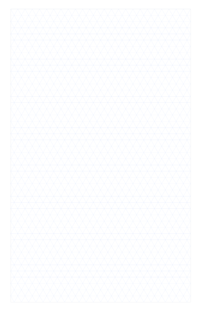Tabloid 10mm Triangle Grid Paper PDF preview